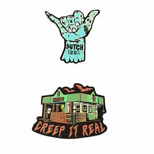 Dutch Bros Spooky Sticker Duo